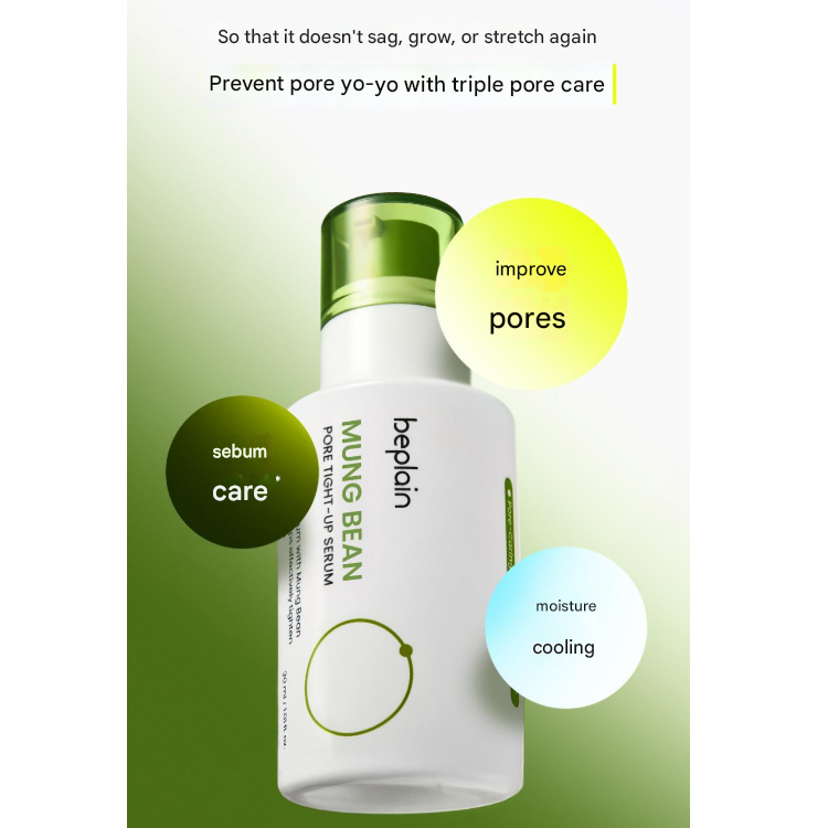 BEPLAIN Mung Bean Pore Tight-Up Serum 30 ml (3 Options)