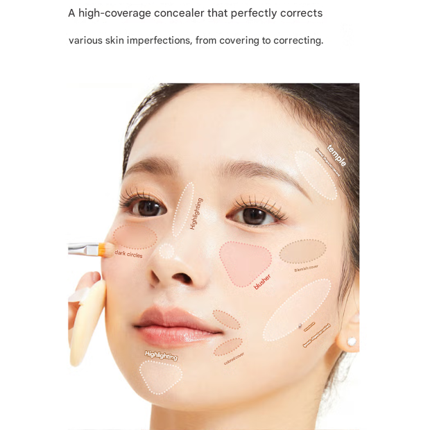 Dropbe Colors Concealer Pot 6g (4 Options)