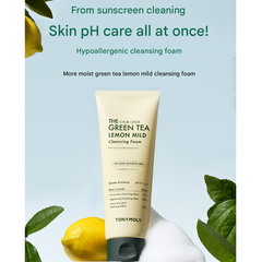 TONYMOLY The Chok Chok Green Tea Lemon Mild Low pH Cleansing Foam 150ml