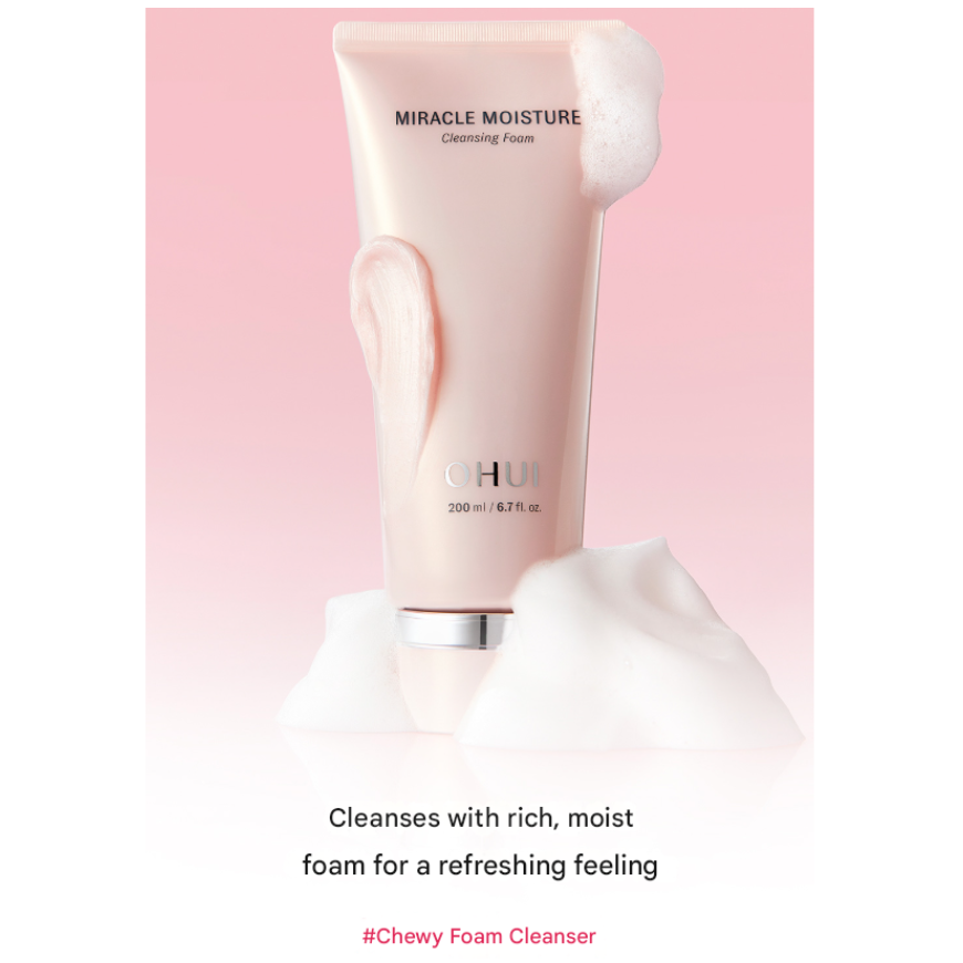 Ohui Miracle Moisture Cleansing Oil 150ml / Cleansing Foam 200ml / Cleansing Sheet 60ea (12 Options)