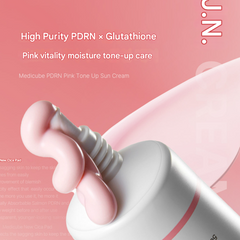 Medicube PDRN Pink Tone‑Up Sun Cream 50ml (3 Options)