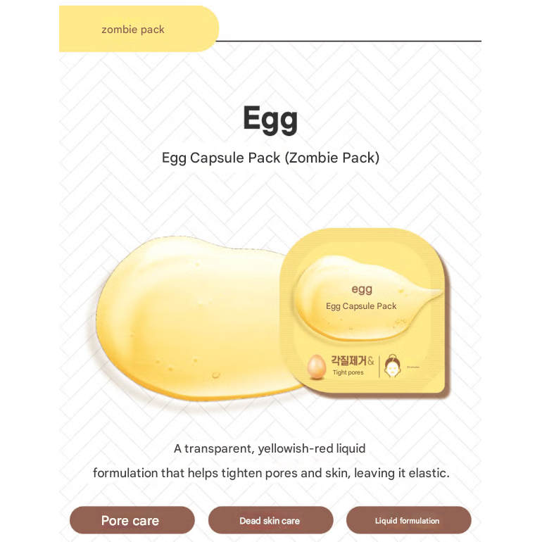 DAISO Capsule Pack 7 g (Pomegranate · Potato · Rice · Honey · Volcanic · Egg · Aloe · Eoseongcho) (27 Options)