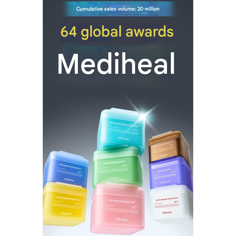 Mediheal N.M.F 24/7 Square Pad 100 Pads 170ml (8 Types)