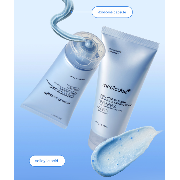 Medicube Zero Pore Clearing Capsule Foam Cleanser 120 g (3 Options)