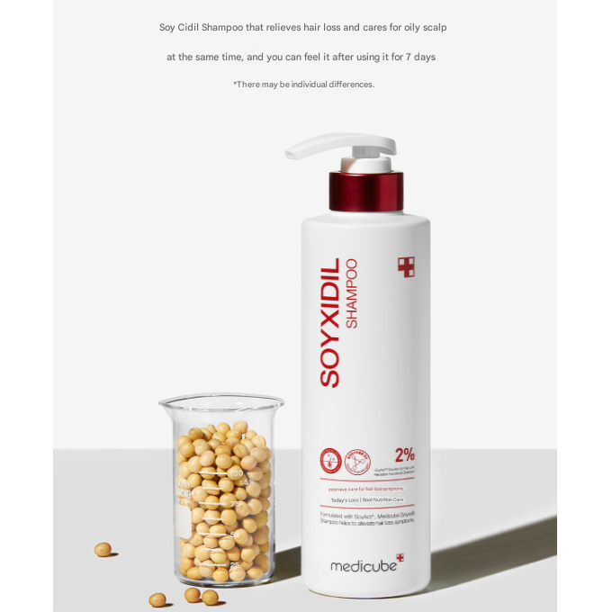 [Hair-Loss Functional] Medicube Soyxidil Shampoo 490ml, Medicube Soyxidil 2in1 Treatment 265ml (7 Options)