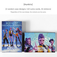 K-POP DEMON HUNTERS Photocard + Sticker Set – Huntrix & Saja Boys (2 Options)