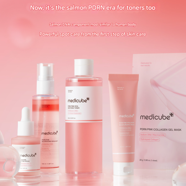 Medicube PDRN Pink Cica Soothing Toner 250ml (3 Options)