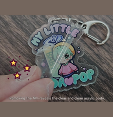 KPOP DEMON HUNTERS Saja Boys Soda Pop Keyring (6pcs Set)